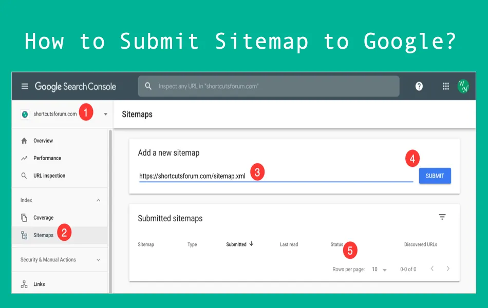 How to Use Google Search Console: Step-by-Step Guide for Beginners how to submit sitemap to google